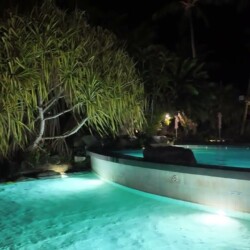 InterContinental Bora Bora Le Moana Resort - Night View (Beach and Pool) InterContinental Bora Bora Le Moana Resort - Night View (Beach and Pool)